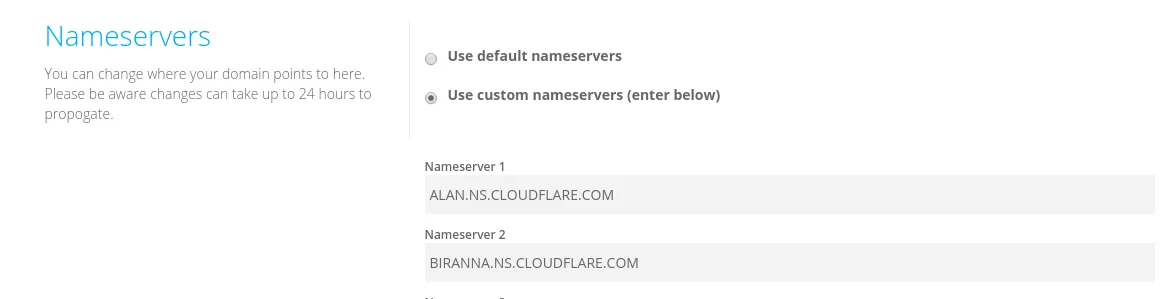 nameservers